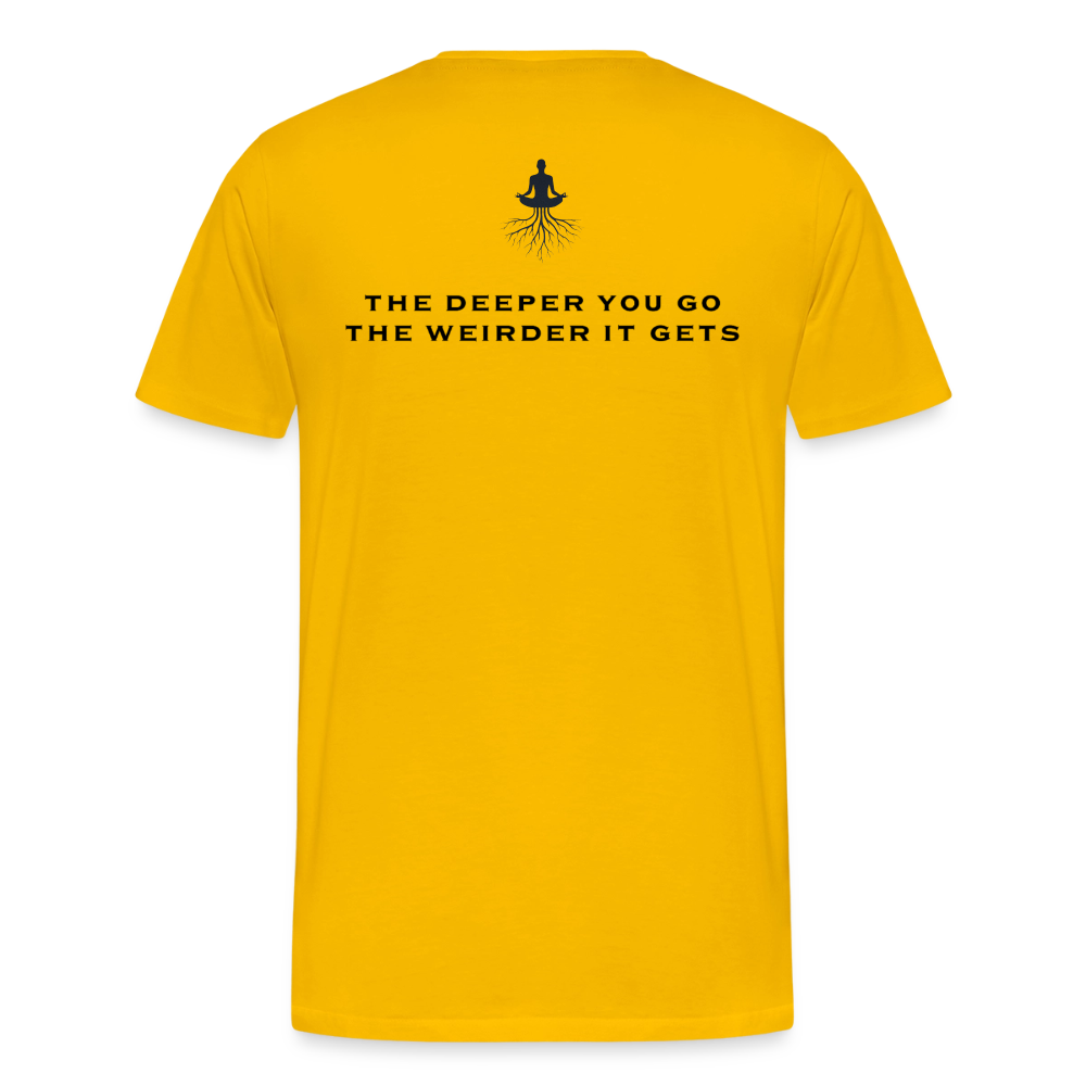 Ayahuasca University - Black Lettering - sun yellow