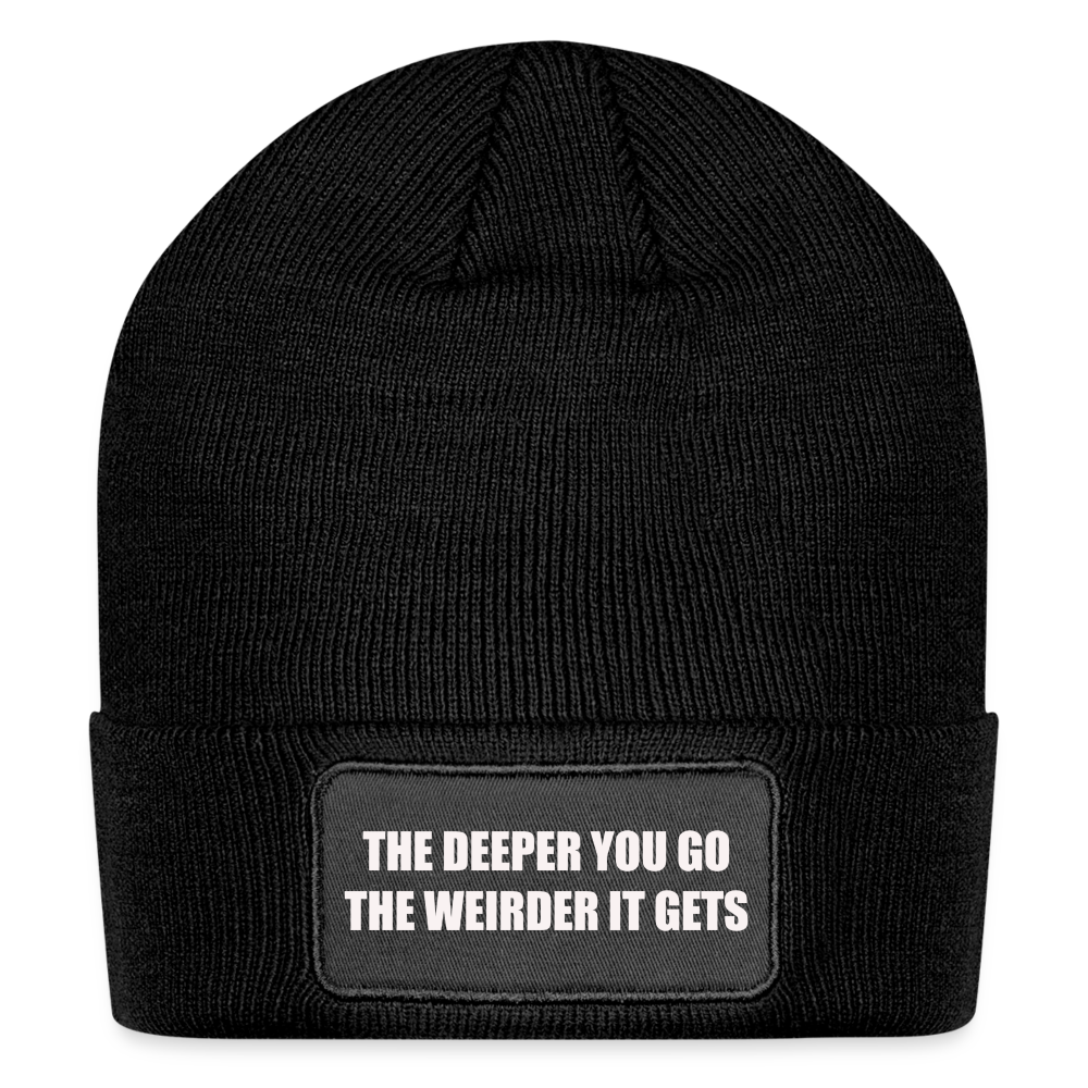 Patch Beanie - black