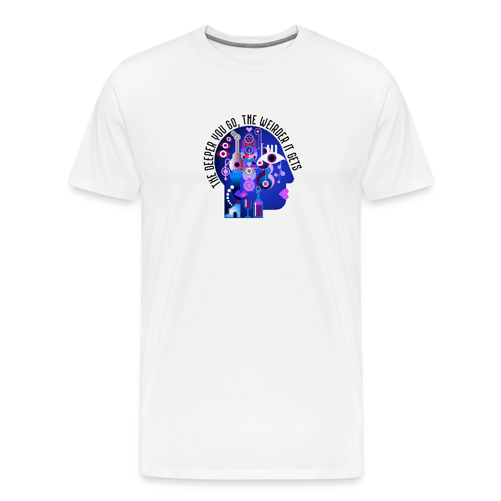 The Deeper You Go (Head) - white