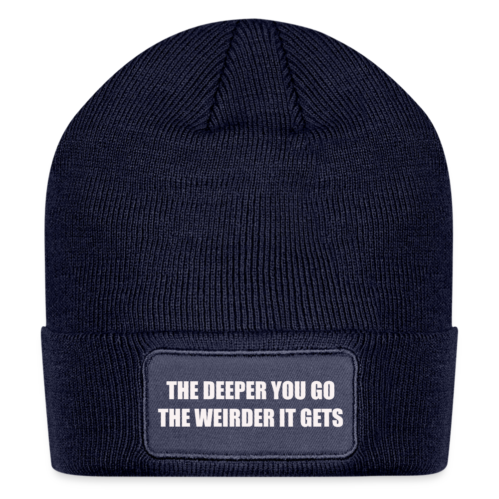 Patch Beanie - navy