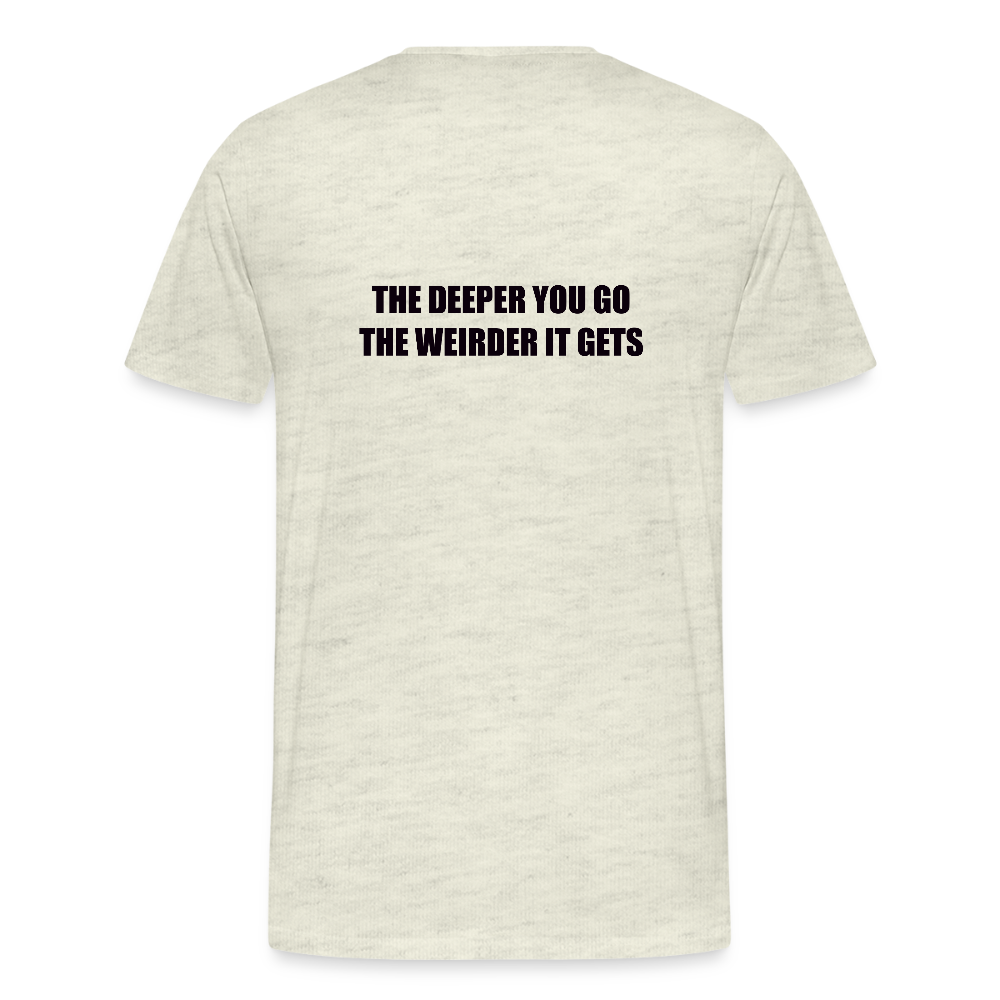 DEEPER MAIN LOGO - heather oatmeal