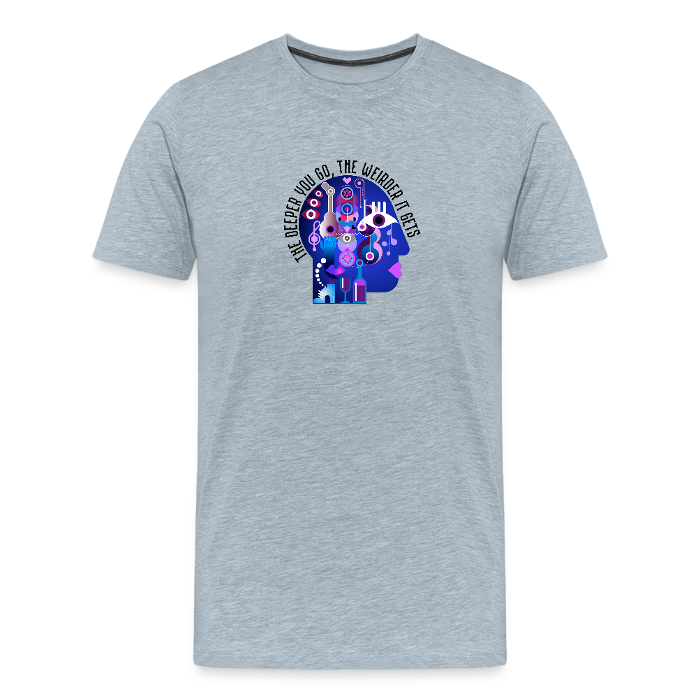 The Deeper You Go (Head) - heather ice blue