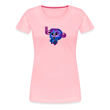 Woman's Deeper logo - pink