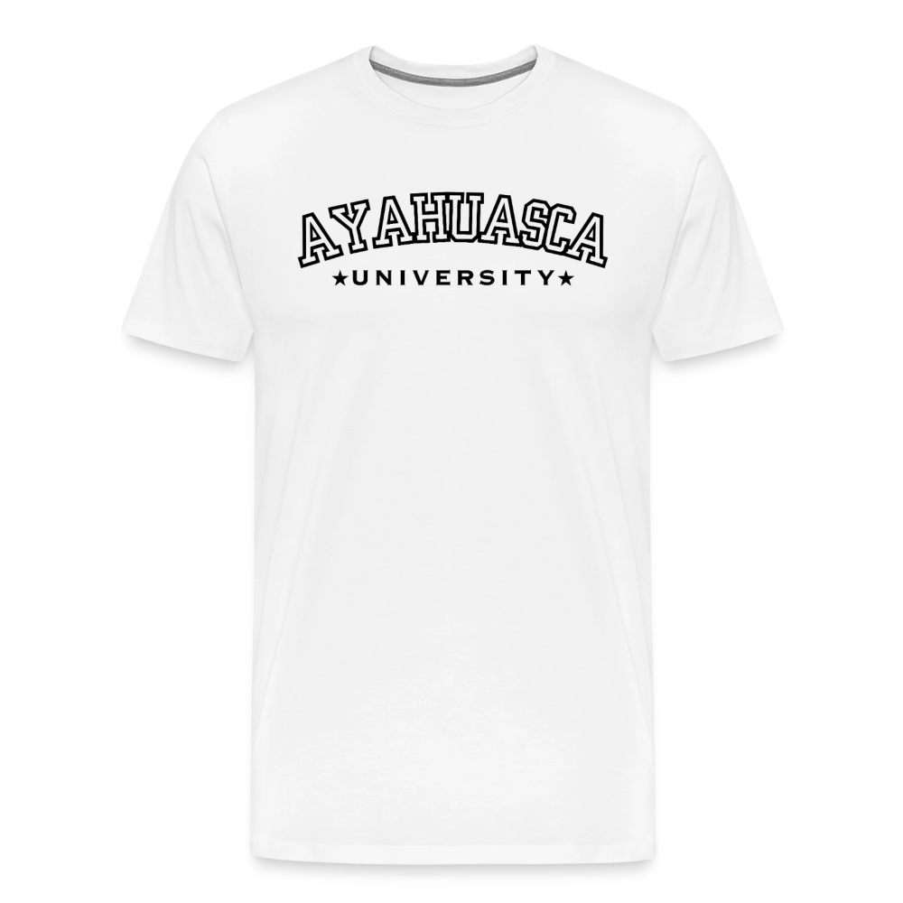 Ayahuasca University - Black Lettering - white