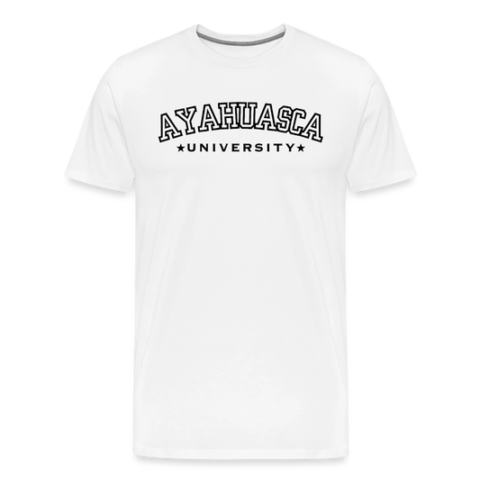 Ayahuasca University - Black Lettering - white