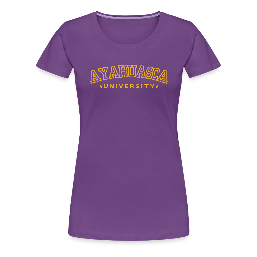 Ayahuasca University - Woman's Gold - purple
