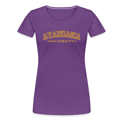 Ayahuasca University - Woman's Gold - purple