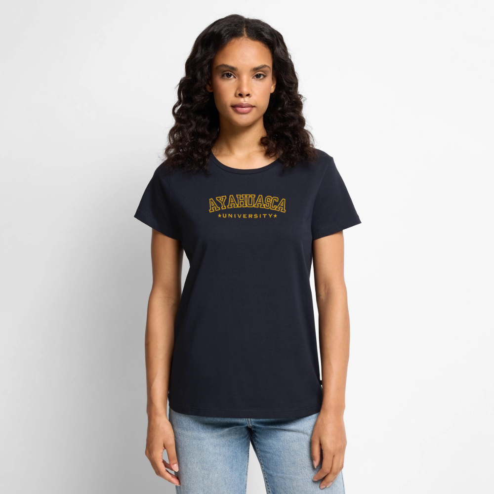 Ayahuasca University - Woman's Gold - navy