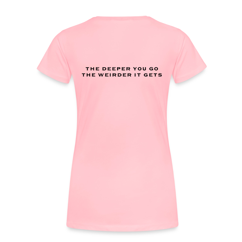 Woman's Deeper logo - pink