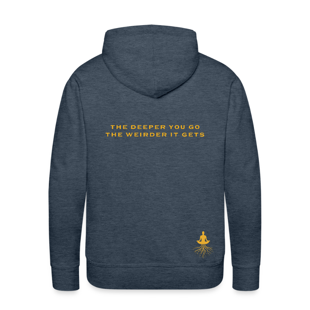 Ayahuasca University GOLD - heather denim