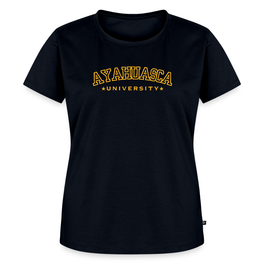 Ayahuasca University - Woman's Gold - navy