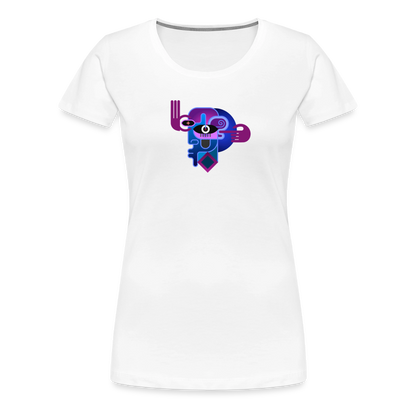 Woman's Deeper logo - white