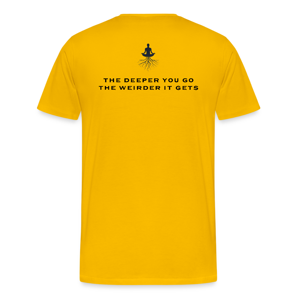 Ayahuasca University - Black Lettering - sun yellow