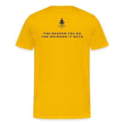 Ayahuasca University - Black Lettering - sun yellow