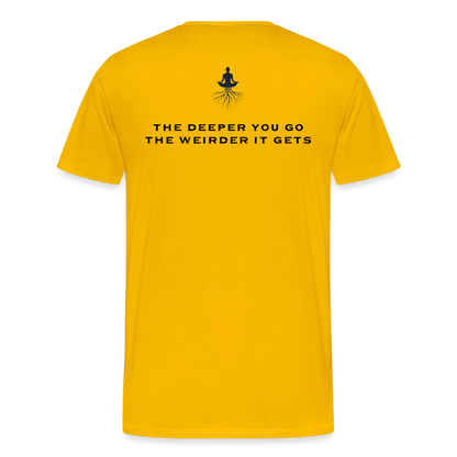 Ayahuasca University - Black Lettering - sun yellow