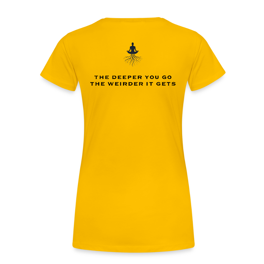 Ayahuasca University - Woman's Cut - sun yellow