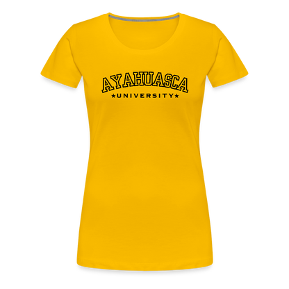Ayahuasca University - Woman's Cut - sun yellow
