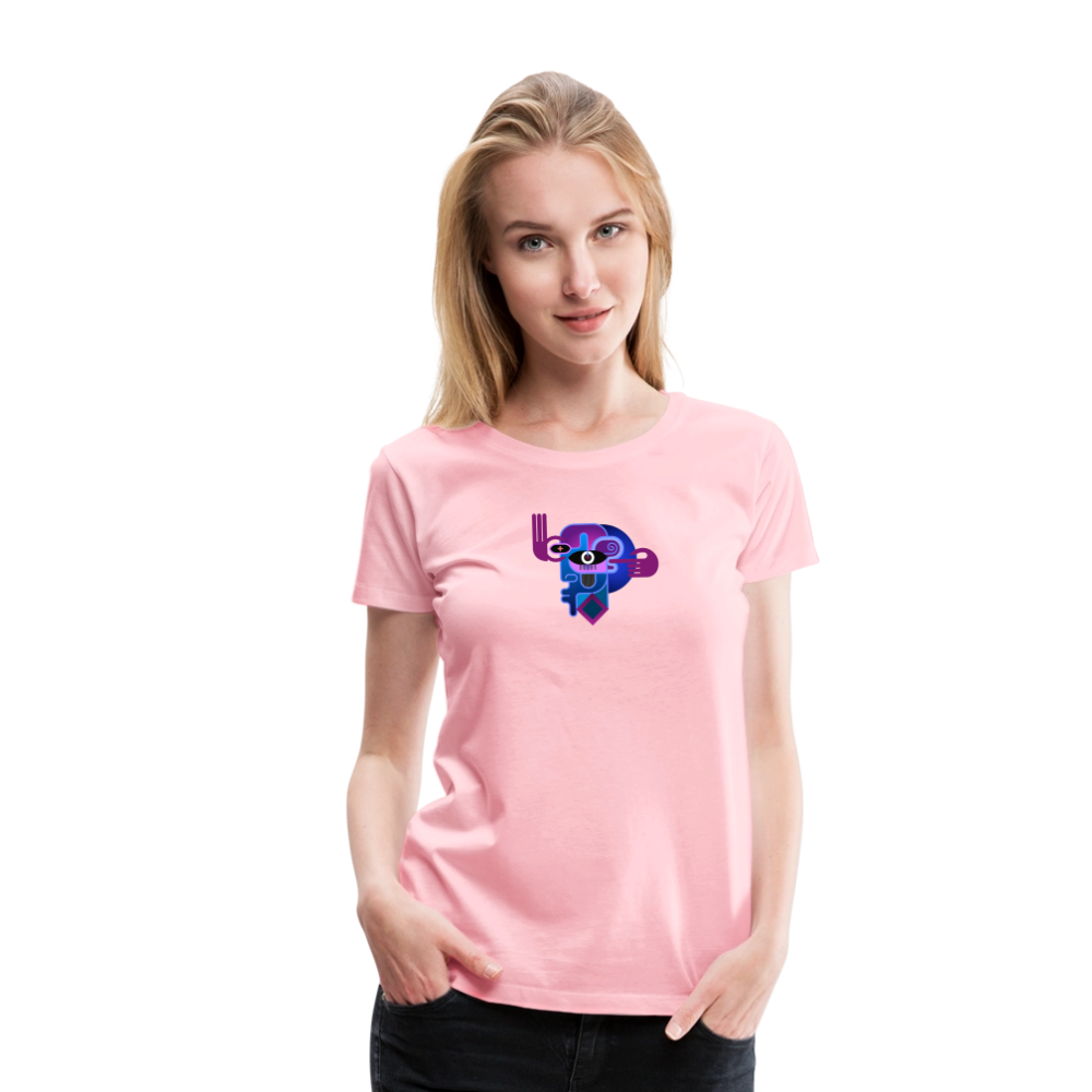 Woman's Deeper logo - pink
