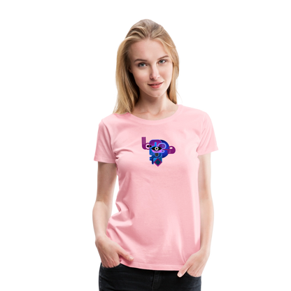 Woman's Deeper logo - pink