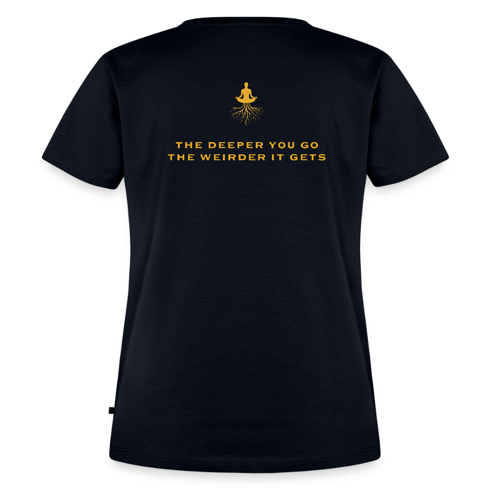 Ayahuasca University - Woman's Gold - navy