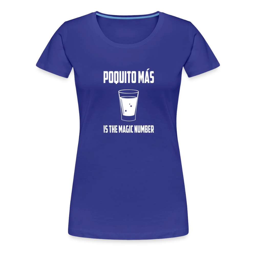 Poquito Mas (Woman's cut) - royal blue