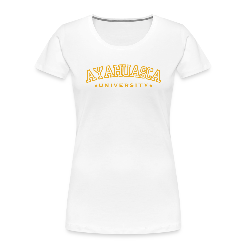 Women’s Ayahuasca University Gold - white
