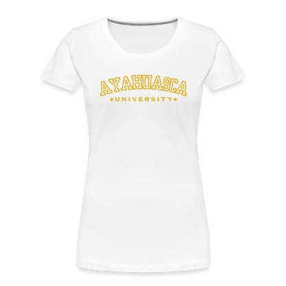 Women’s Ayahuasca University Gold - white