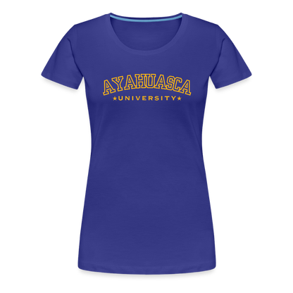 Ayahuasca University - Woman's Gold - royal blue