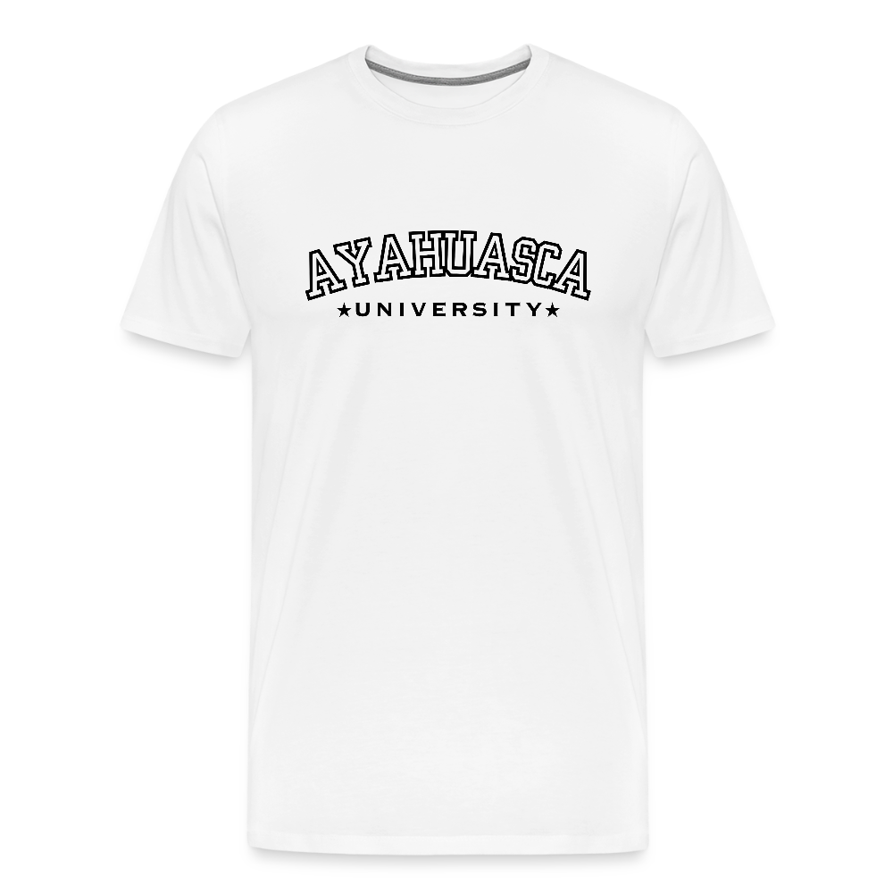 Ayahuasca University - Black Lettering - white