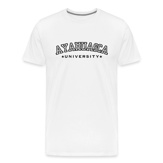 Ayahuasca University - Black Lettering - white