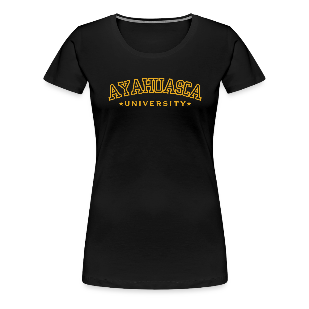 Ayahuasca University - Woman's Gold - black