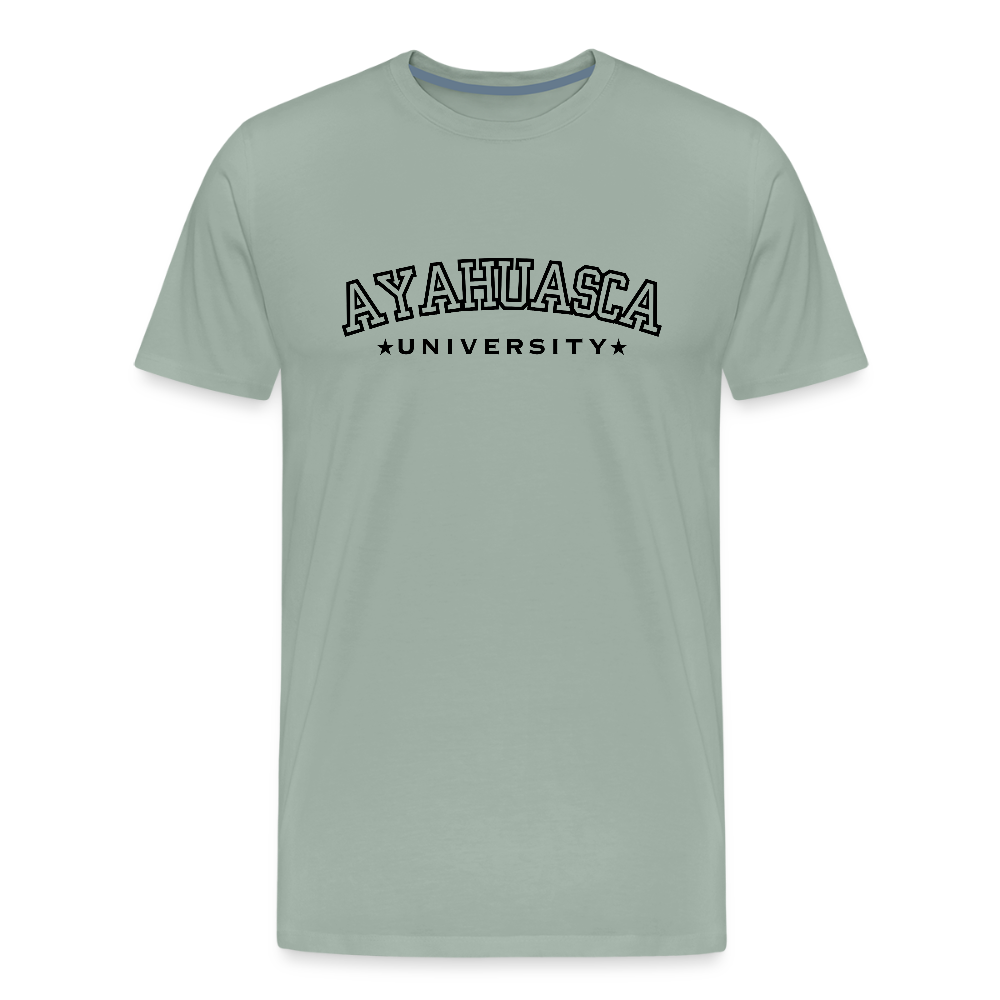 Ayahuasca University - Black Lettering - steel green