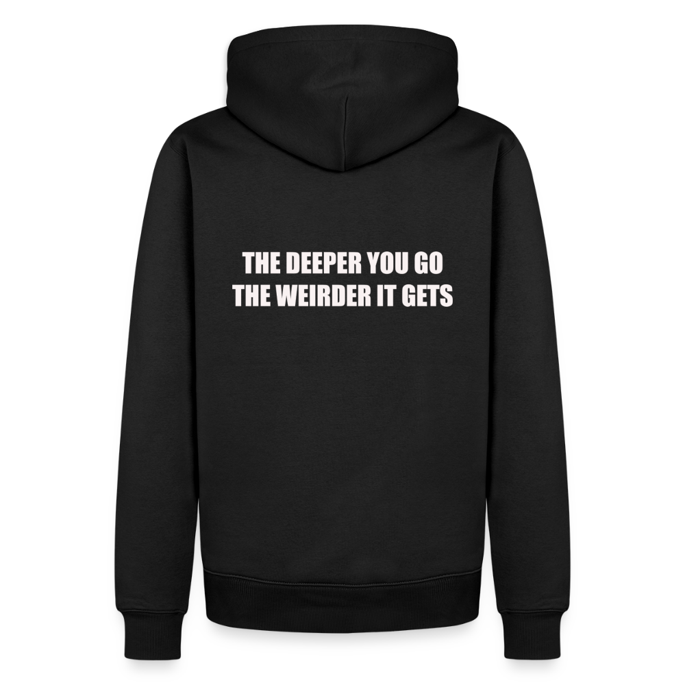 Deeper you go - Hoodie - black