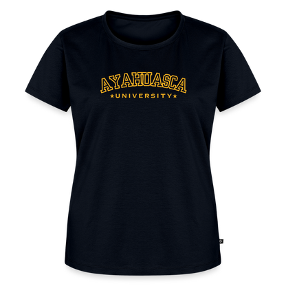 Ayahuasca University - Woman's cut GOLD - navy
