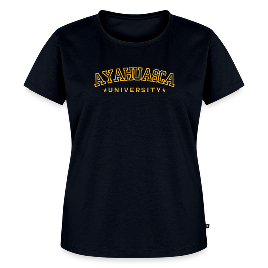 Ayahuasca University - Woman's cut GOLD - navy