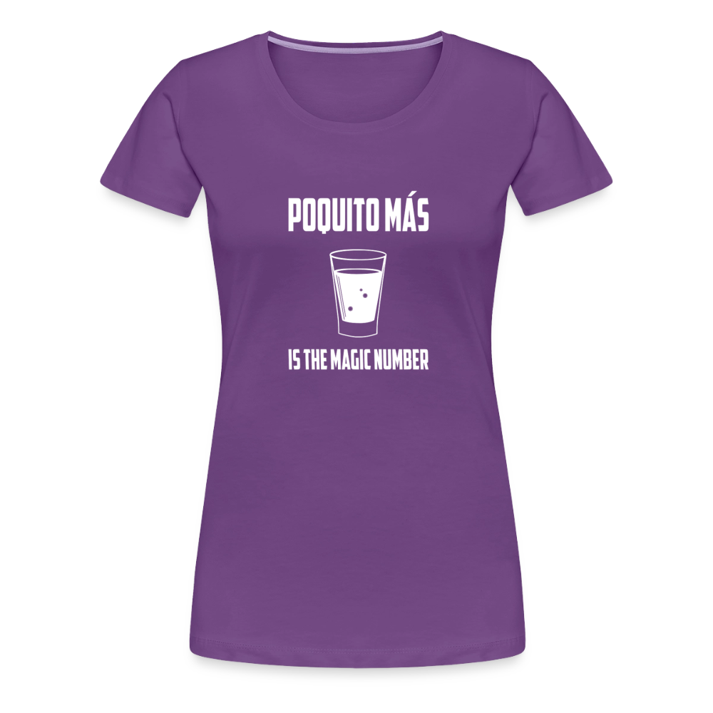 Poquito Mas (Woman's cut) - purple