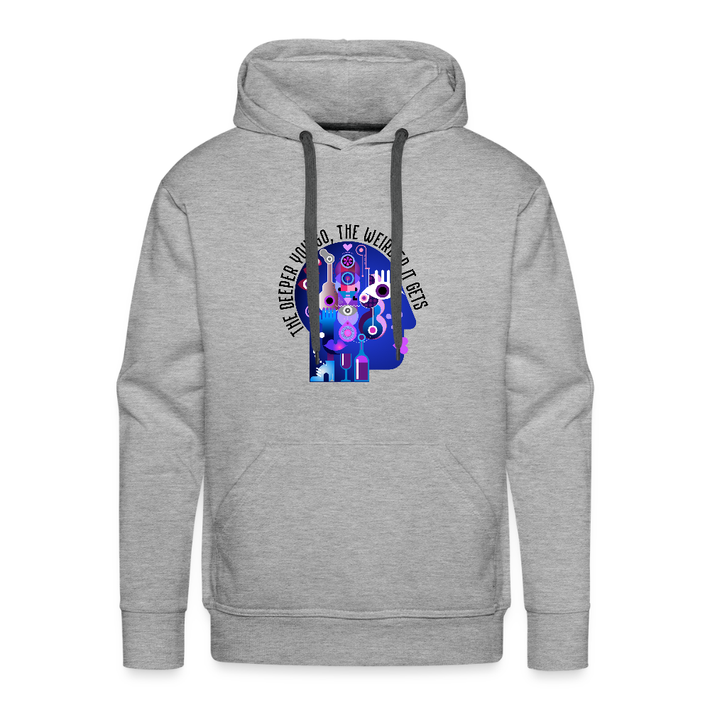 Deeper you go HEAD - See you on the other side - heather grey