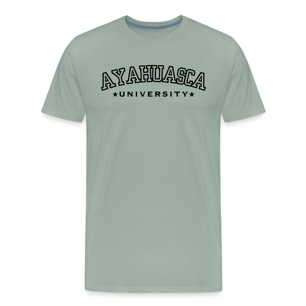 Ayahuasca University - Black Lettering - steel green