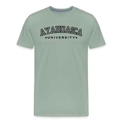 Ayahuasca University - Black Lettering - steel green