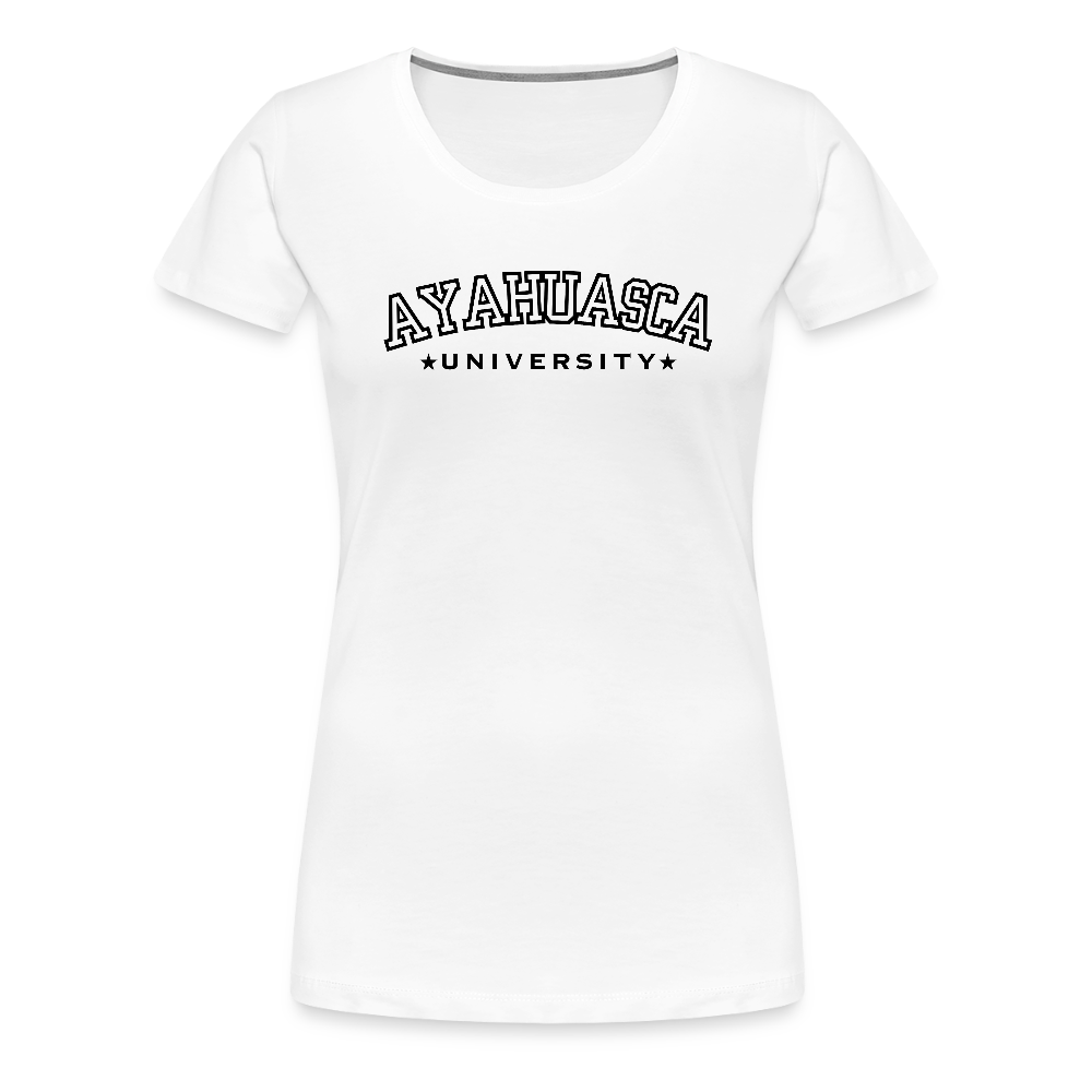 Ayahuasca University - Woman's Cut - white