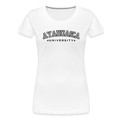 Ayahuasca University - Woman's Cut - white