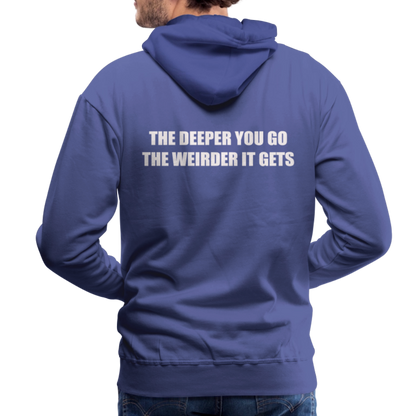 Deeper you go - Hoodie - royal blue