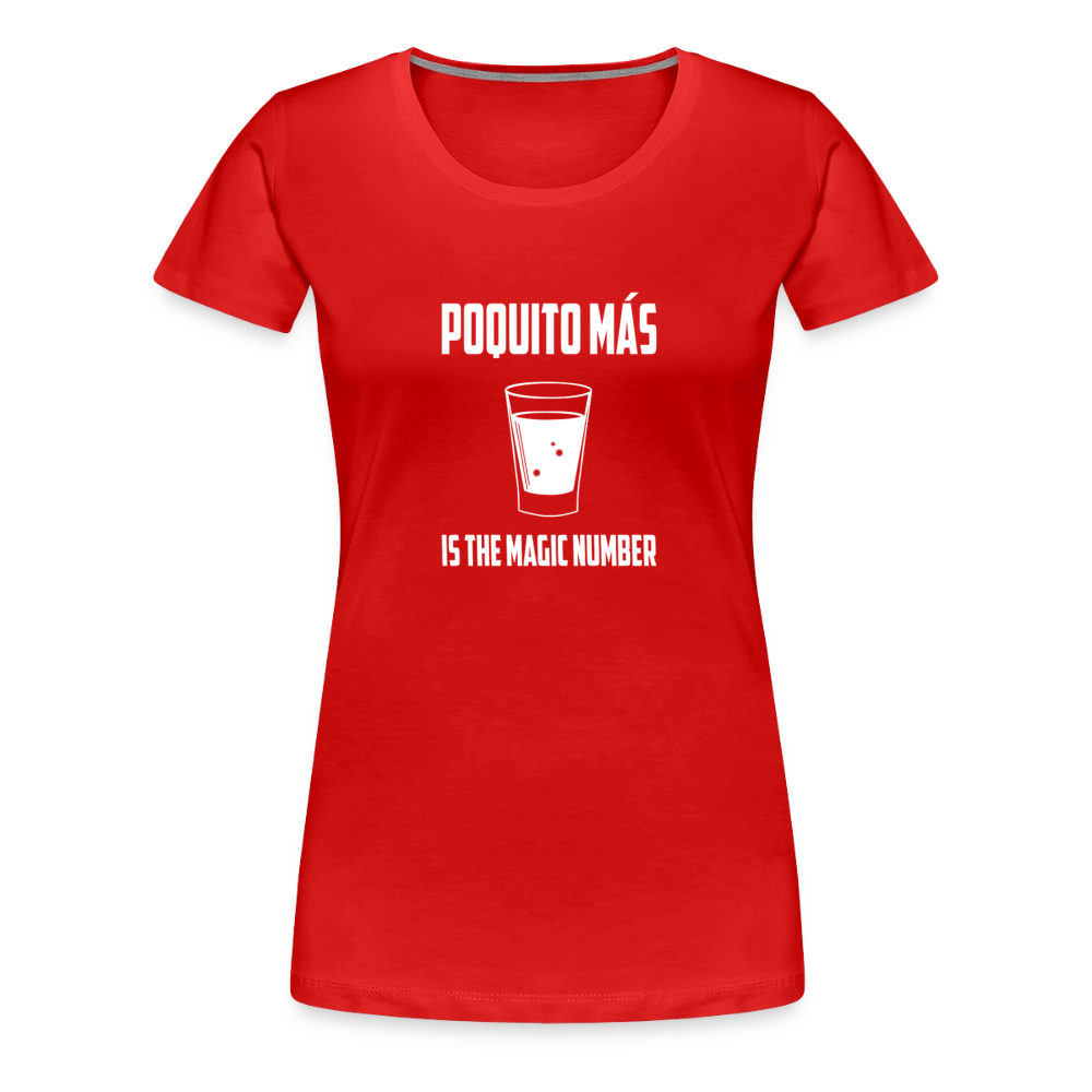 Poquito Mas (Woman's cut) - red