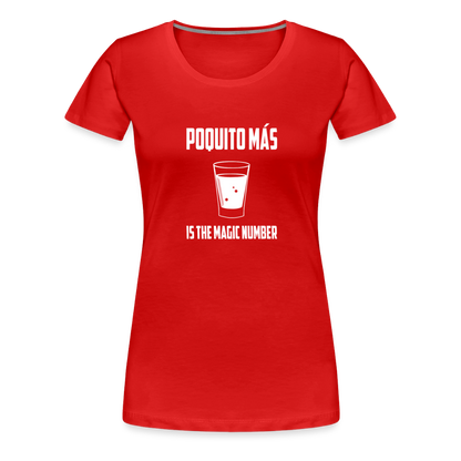 Poquito Mas (Woman's cut) - red