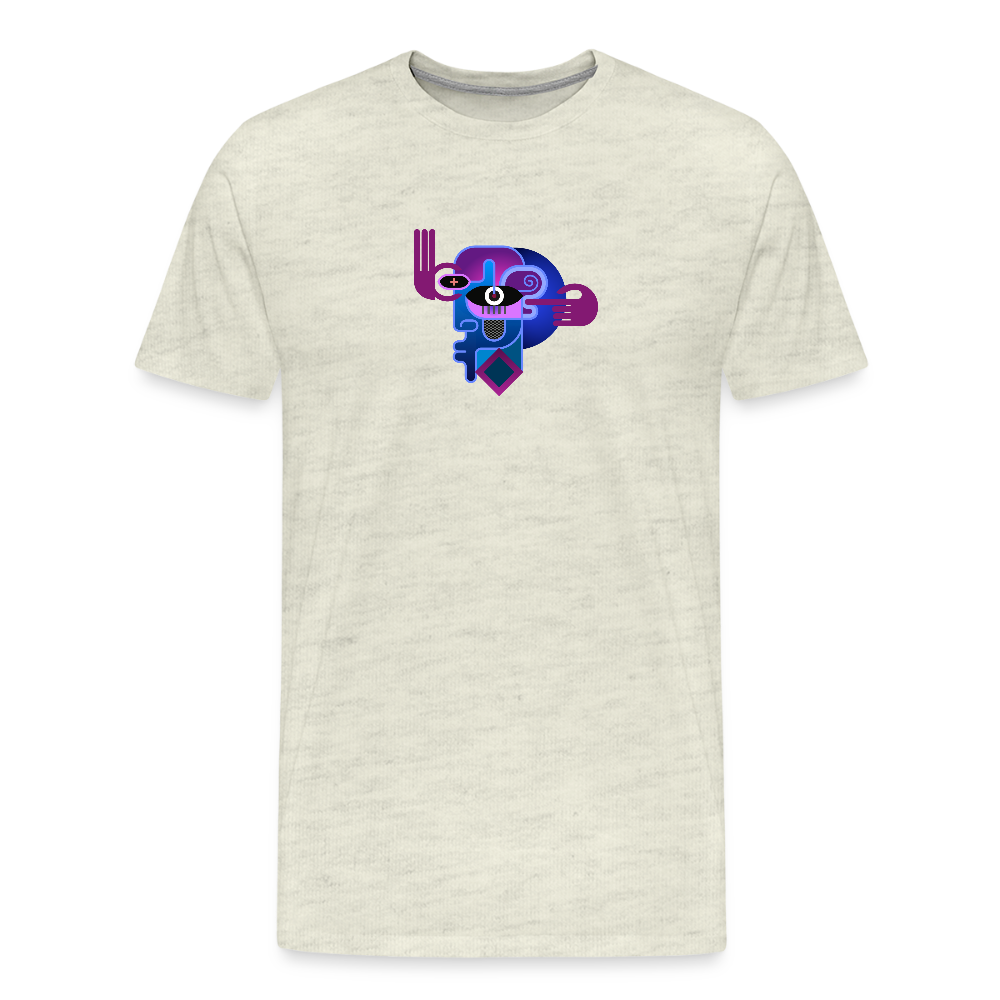 DEEPER MAIN LOGO - heather oatmeal