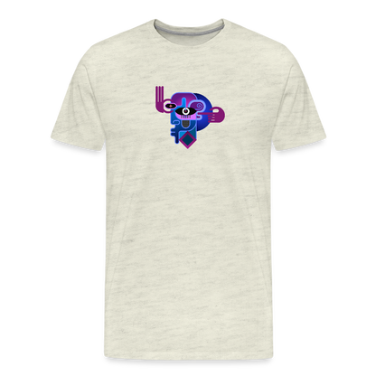 DEEPER MAIN LOGO - heather oatmeal