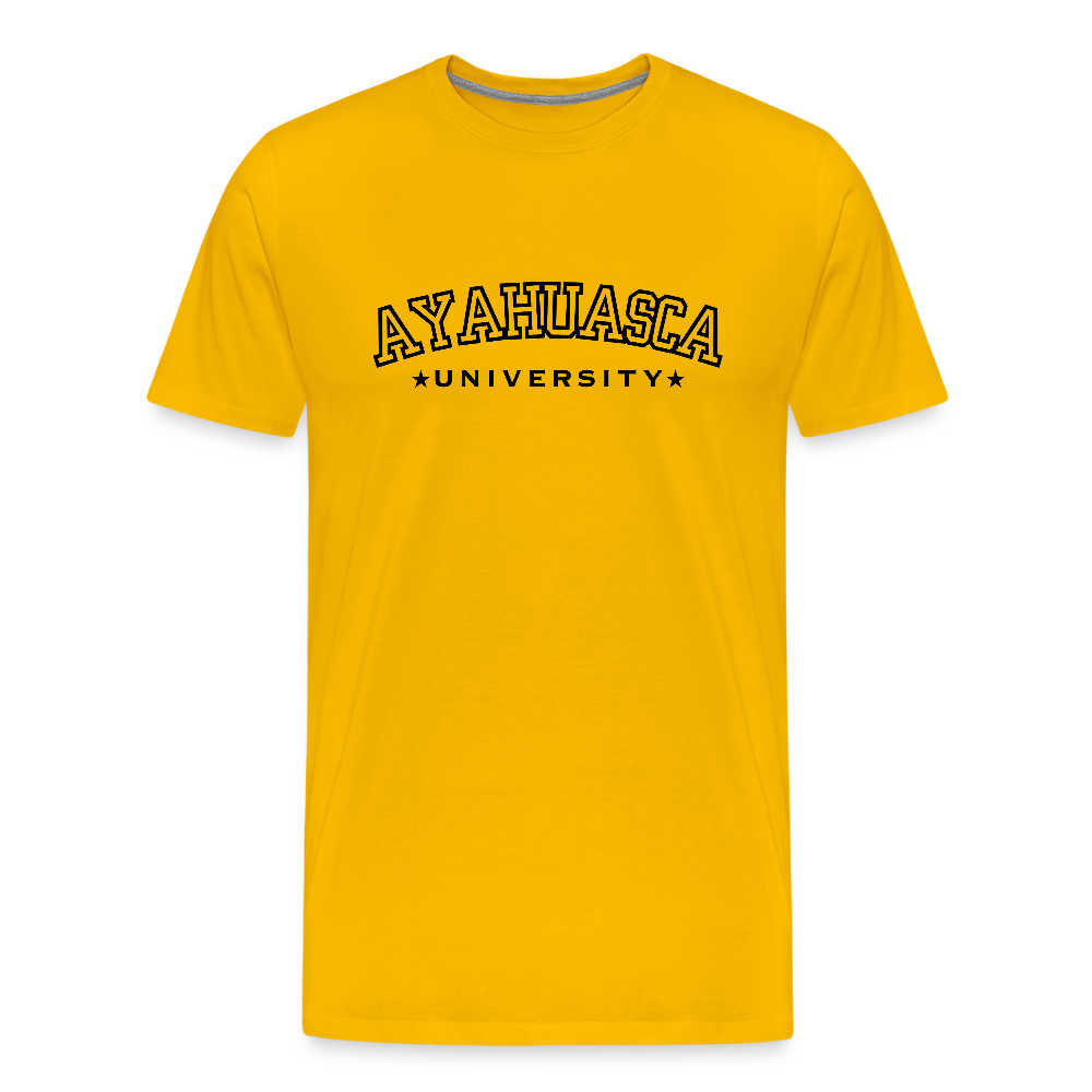 Ayahuasca University - Black Lettering - sun yellow