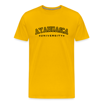 Ayahuasca University - Black Lettering - sun yellow