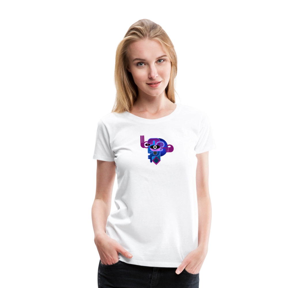 Woman's Deeper logo - white