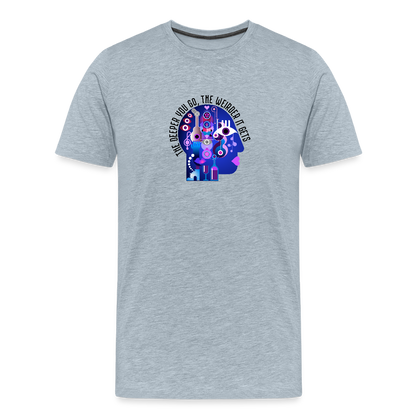 The Deeper You Go (Head) - heather ice blue